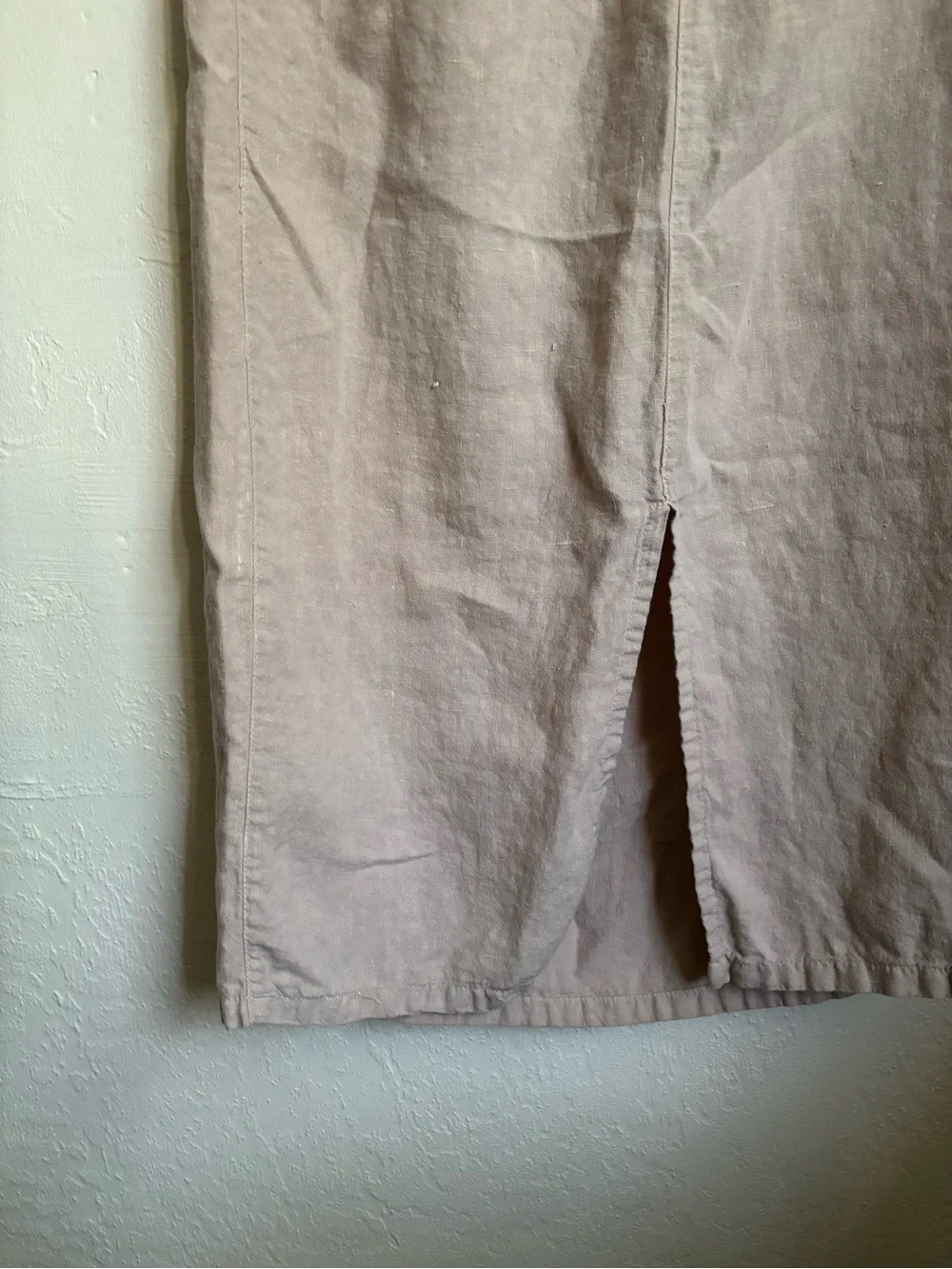 Color Me Cotton Midi Skirt in Taupe